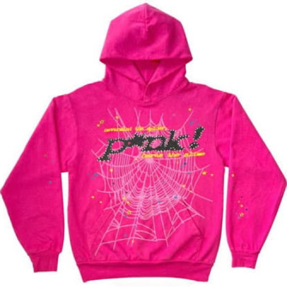 Vibrant Pink Kids Hoodie with Graphic Design